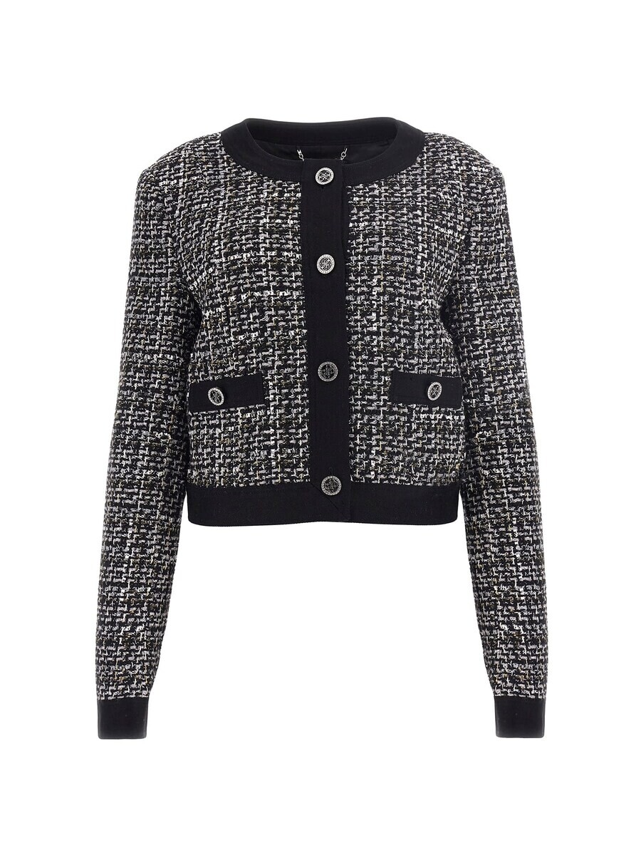 

Короткий блейзер GUESS Blazer, черный