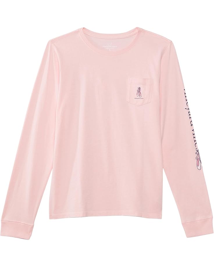 

Лонгслив Vineyard Vines Ballerina Long Sleeve Tee, цвет Flamingo