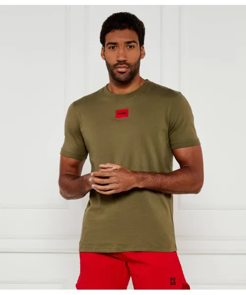 

Футболка Regular fit Hugo, зеленый