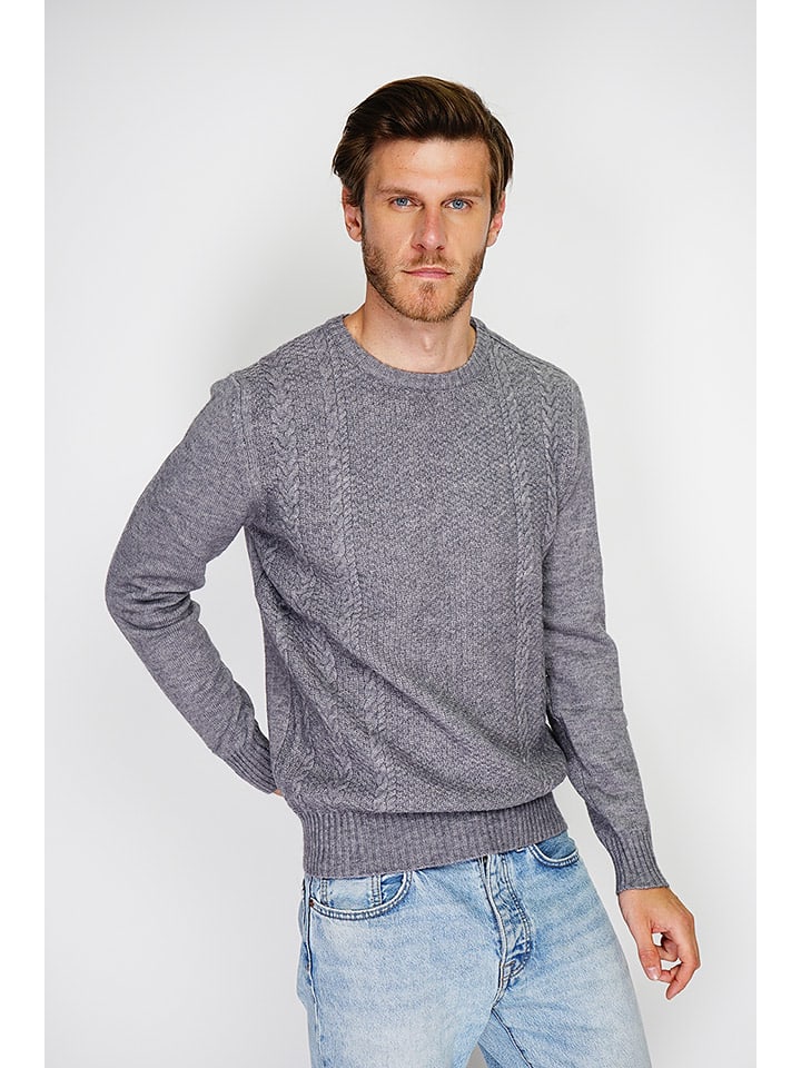 

Пуловер William de Faye, серый