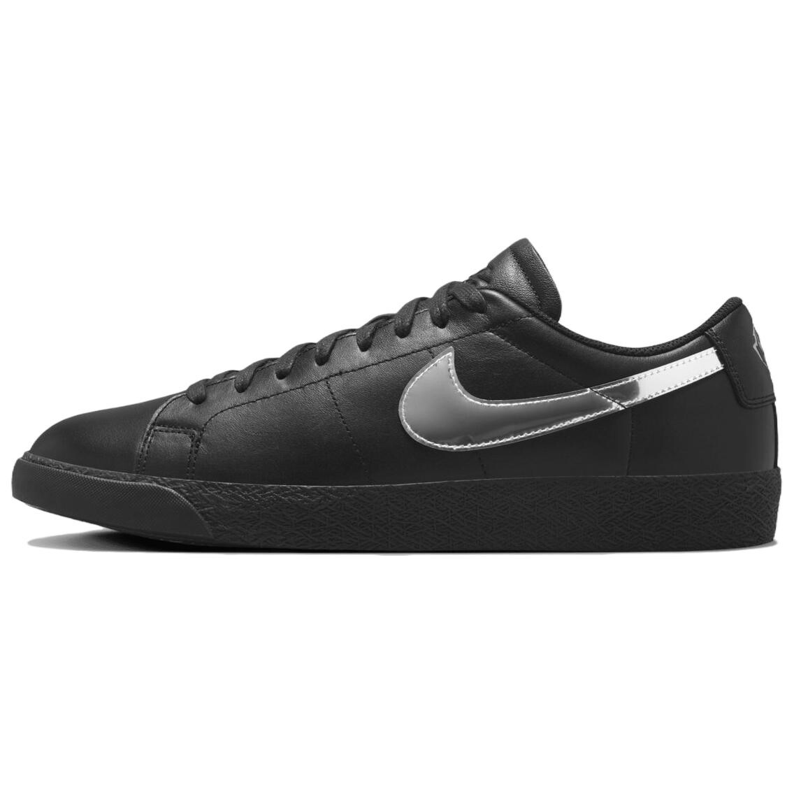 

Кроссовки Nike Blazer Skateboarding Shoes Unisex Low-top Black, черный
