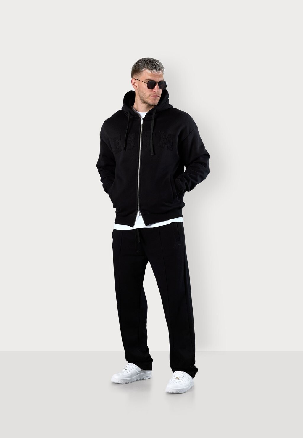 

Толстовка на молнии ESTM APPLIQUÉ OVERSIZED ESTEEM, черный