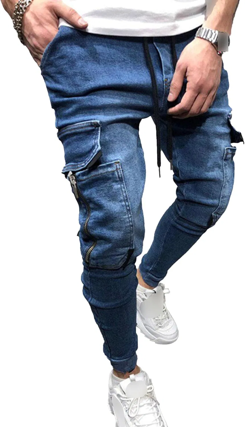 Джинсы зауженные Slim Fit, Blue