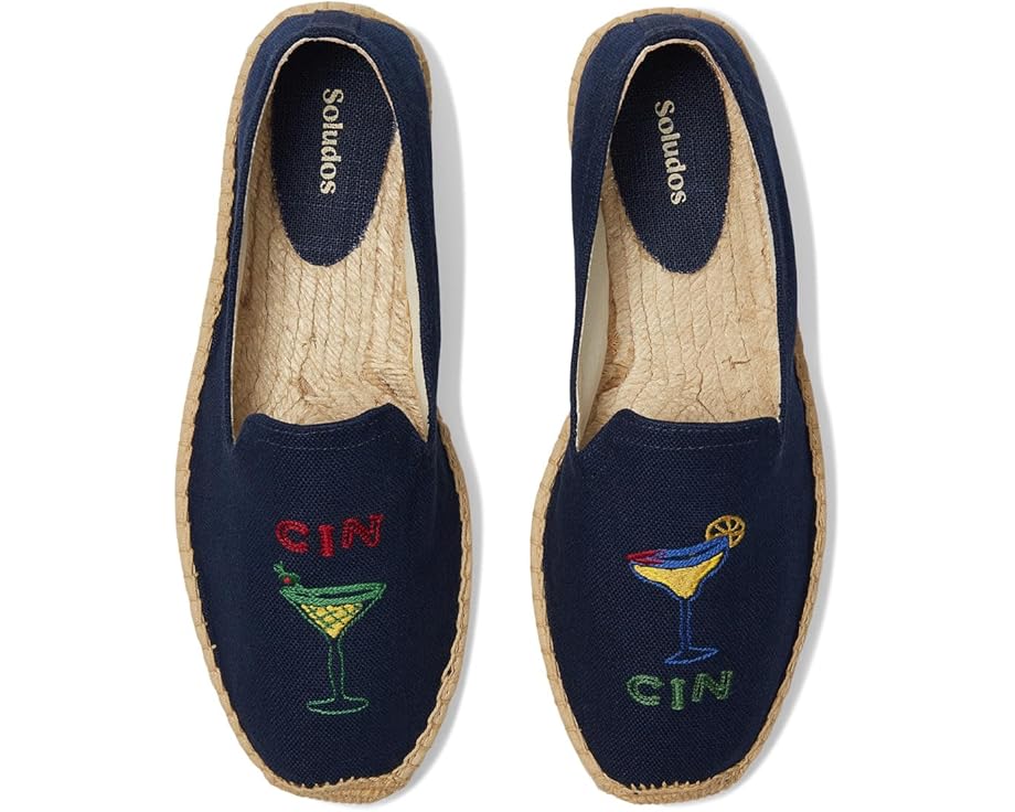 

Туфли Soludos Smoking Slipper Espadrille, цвет Cin Cin/Armada Blue
