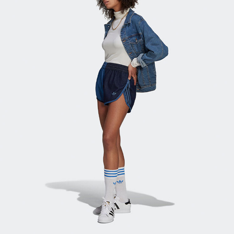Повседневные шорты женские Bay Blue Adidas Originals — фото 3