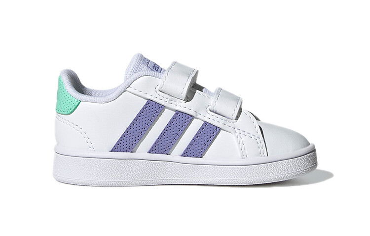 Кроссовки adidas neo GRAND COURT Toddler Shoes TD Low-top White/purple — фото 2