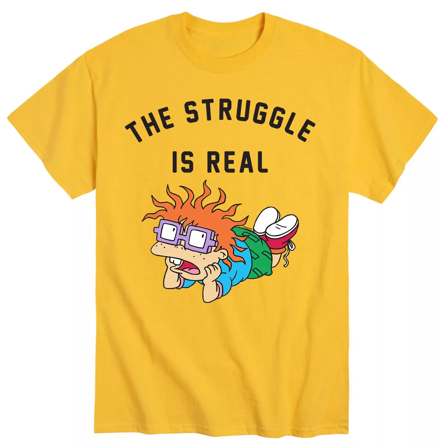 

Футболка Men's Rugrats Struggle Is Real Licensed Character