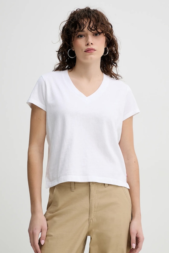 

Футболка с V-образным вырезом Boxy Vneck Tee Levi'S, белый