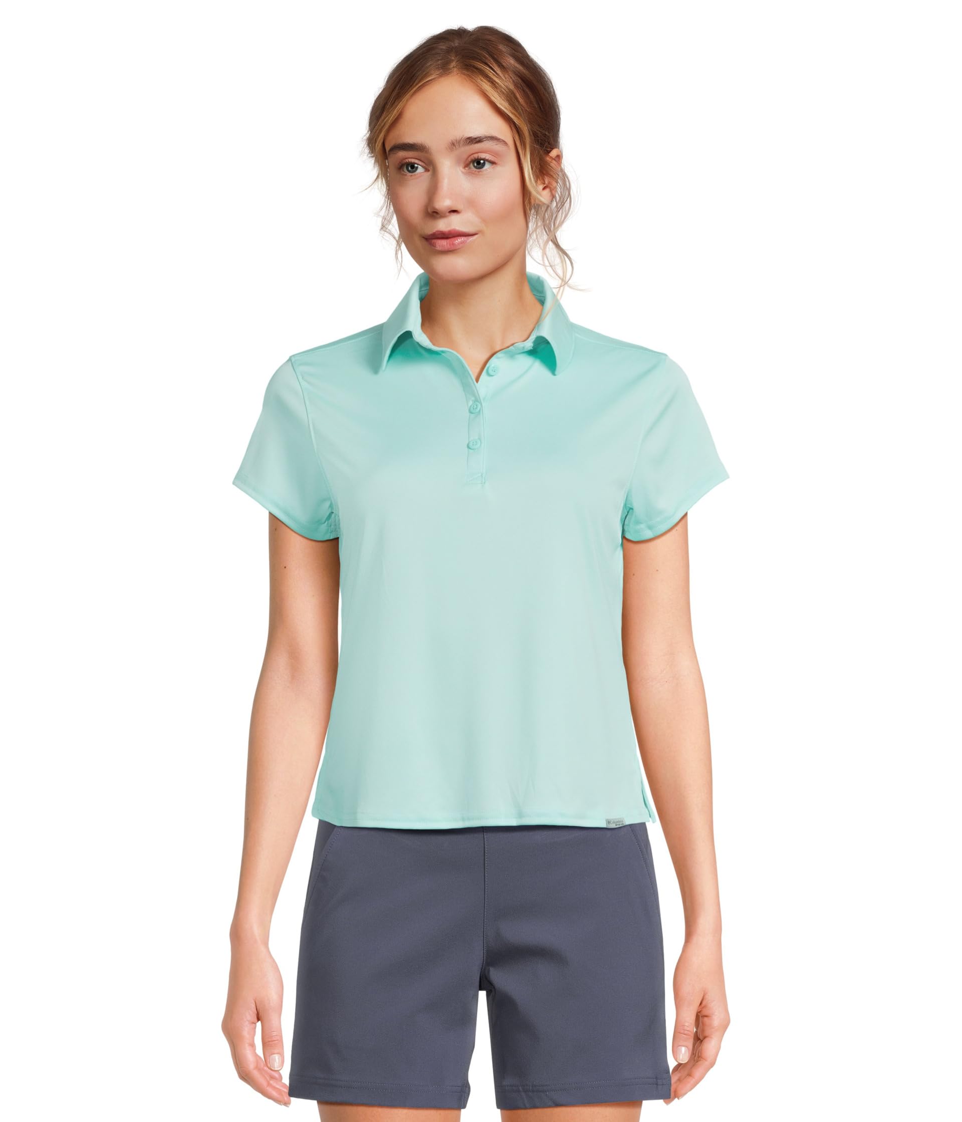 

Футболка Columbia Tidal Tee Short Sleeve Polo, Gulf Stream