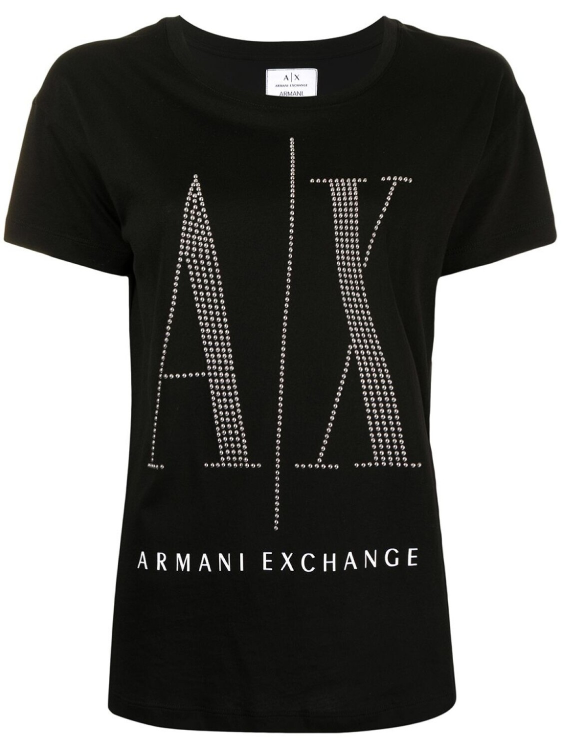 

Armani Exchange футболка с логотипом, черный