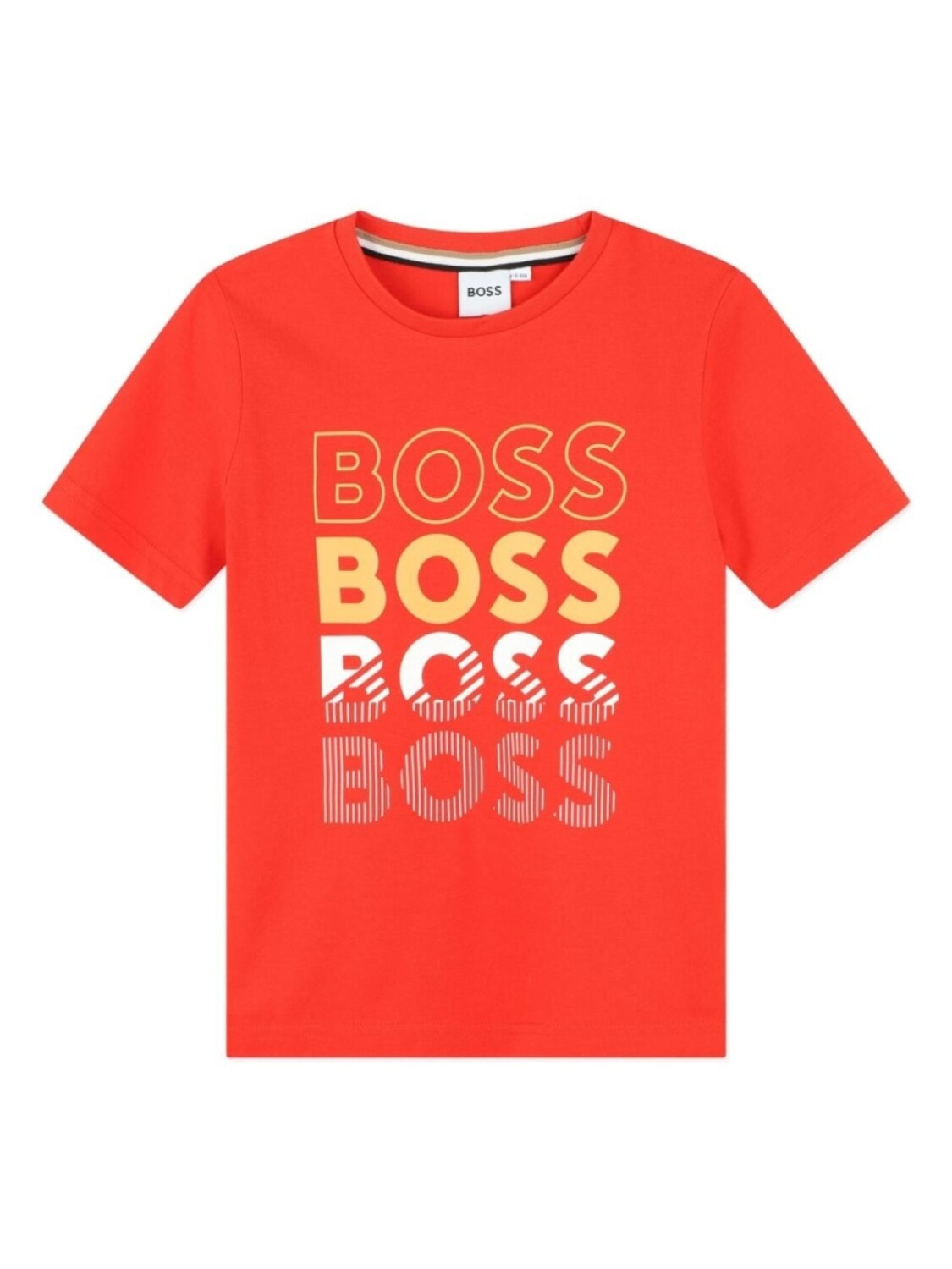 

BOSS Kidswear футболка с логотипом, красный