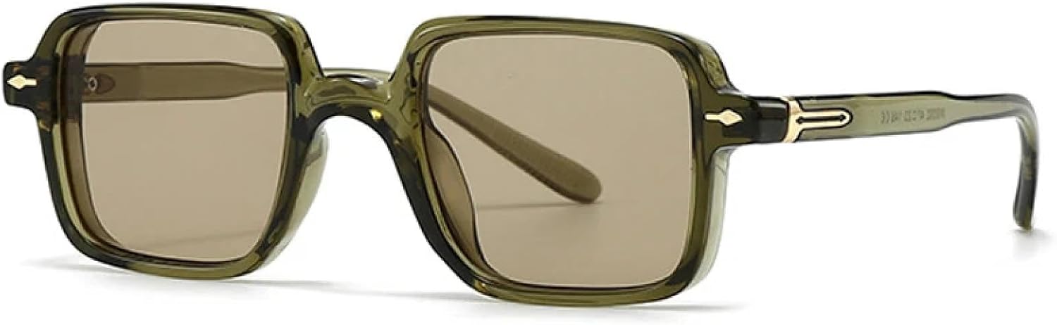 

Солнцезащитные очки с защитой от УФ-излучения UV400 | Мужские с декоративными заклепками, женские оливково-зеленые, для занятий спортом на открытом воздухе и вождения DSVIGF, Olive Green Tea