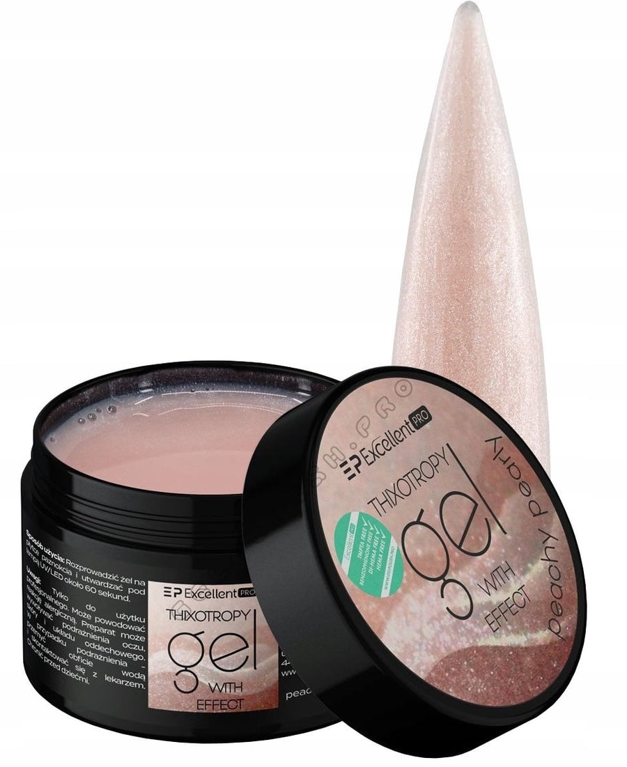 

Excellent Pro Thixotropy Builder Gel With Pearl Peachy Pearly 15 г