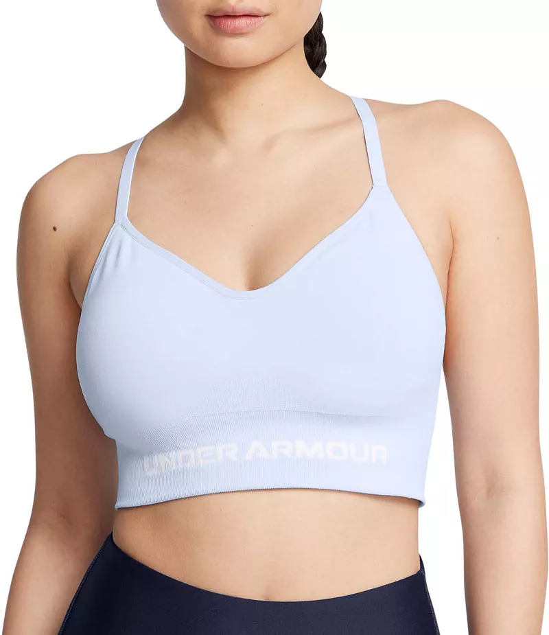 

Женский бесшовный спортивный бюстгальтер Under Armour Vanish, цвет Nimbus Blue