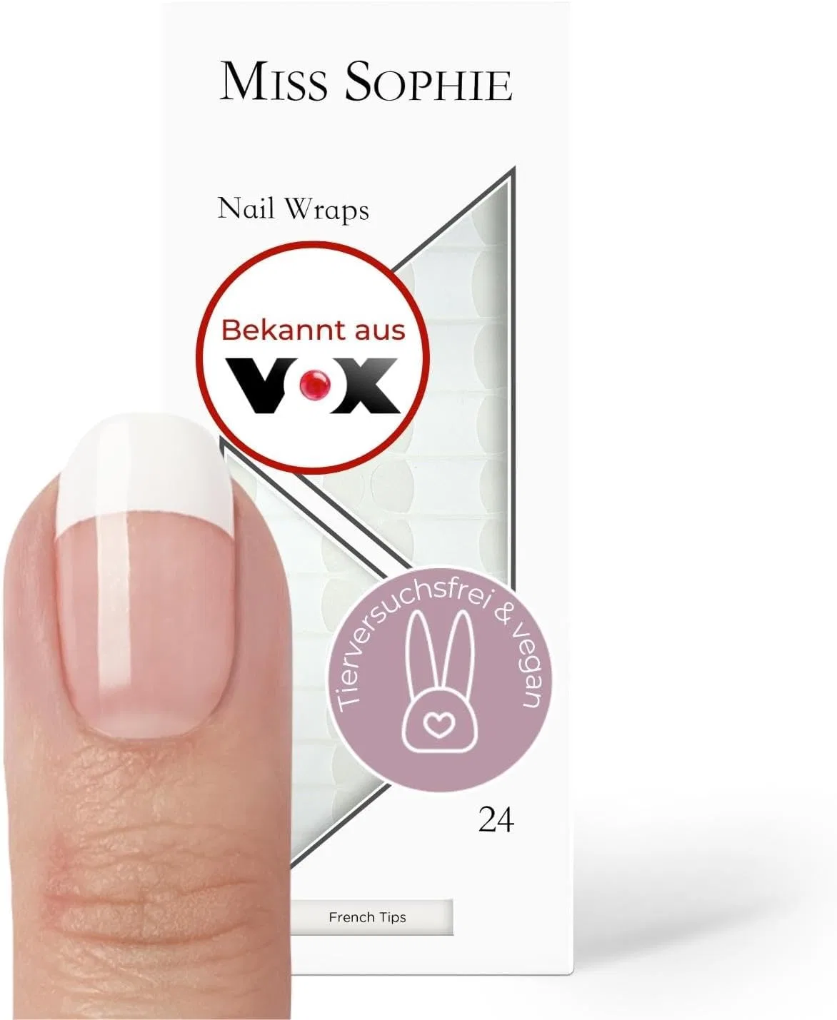 Наклейки для ногтей Miss Sophie «French Tip» Miss Sophie, French Tips