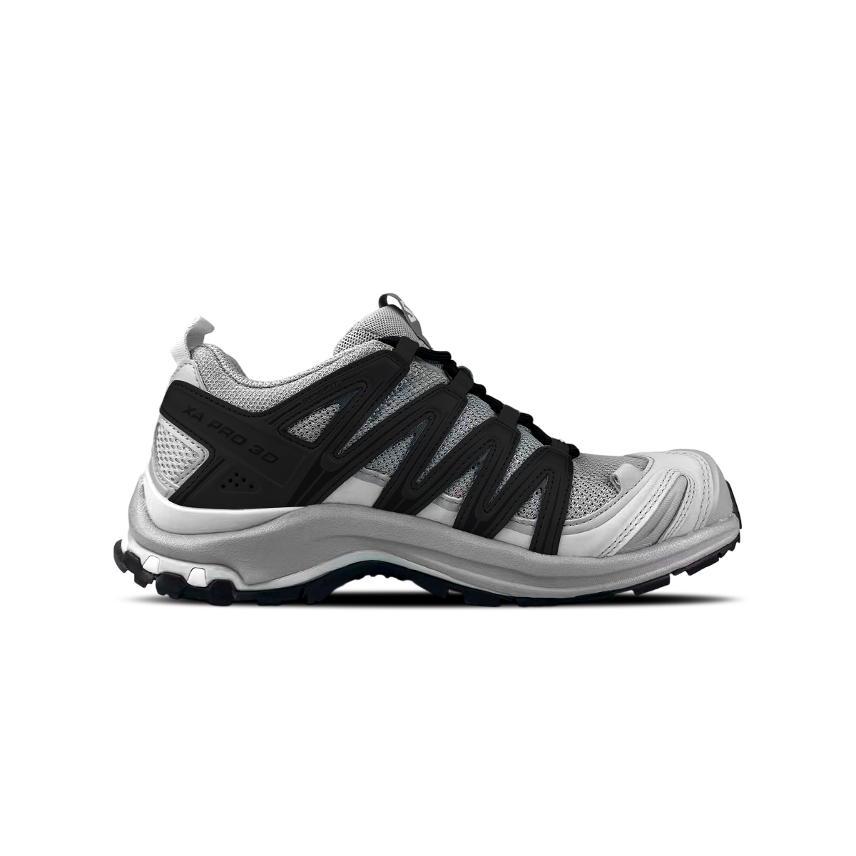 Кроссовки для трейлраннинга и тренировок XA PRO 3D Cushioning Slip Resistant Abrasion Resistant Low top Unisex SALOMON, черный серебро — фото 3