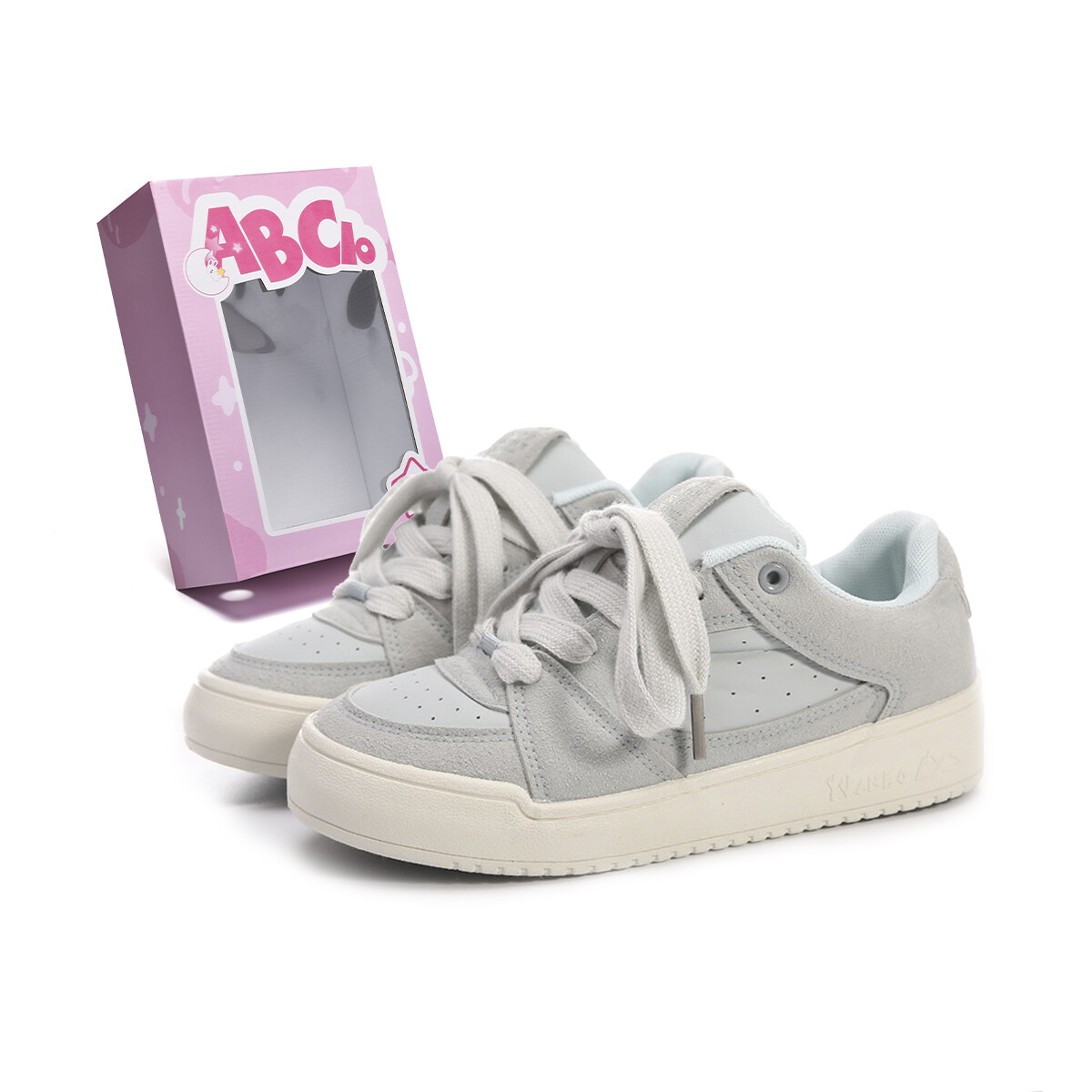 

Кроссовки ABCIO Skateboarding Shoes Women's Low-top, розовый