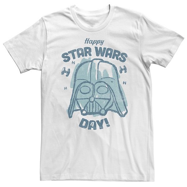 

Футболка Big & Tall Star Wars May the Fourth Be With You Darth Vader Sketch Licensed Character