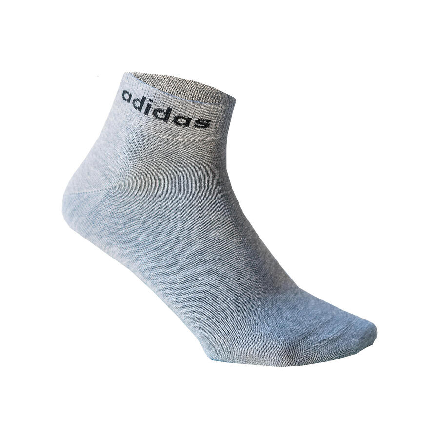 ADIDAS Теннисные носки средние, 3 шт., черные/белые/серые — фото 2