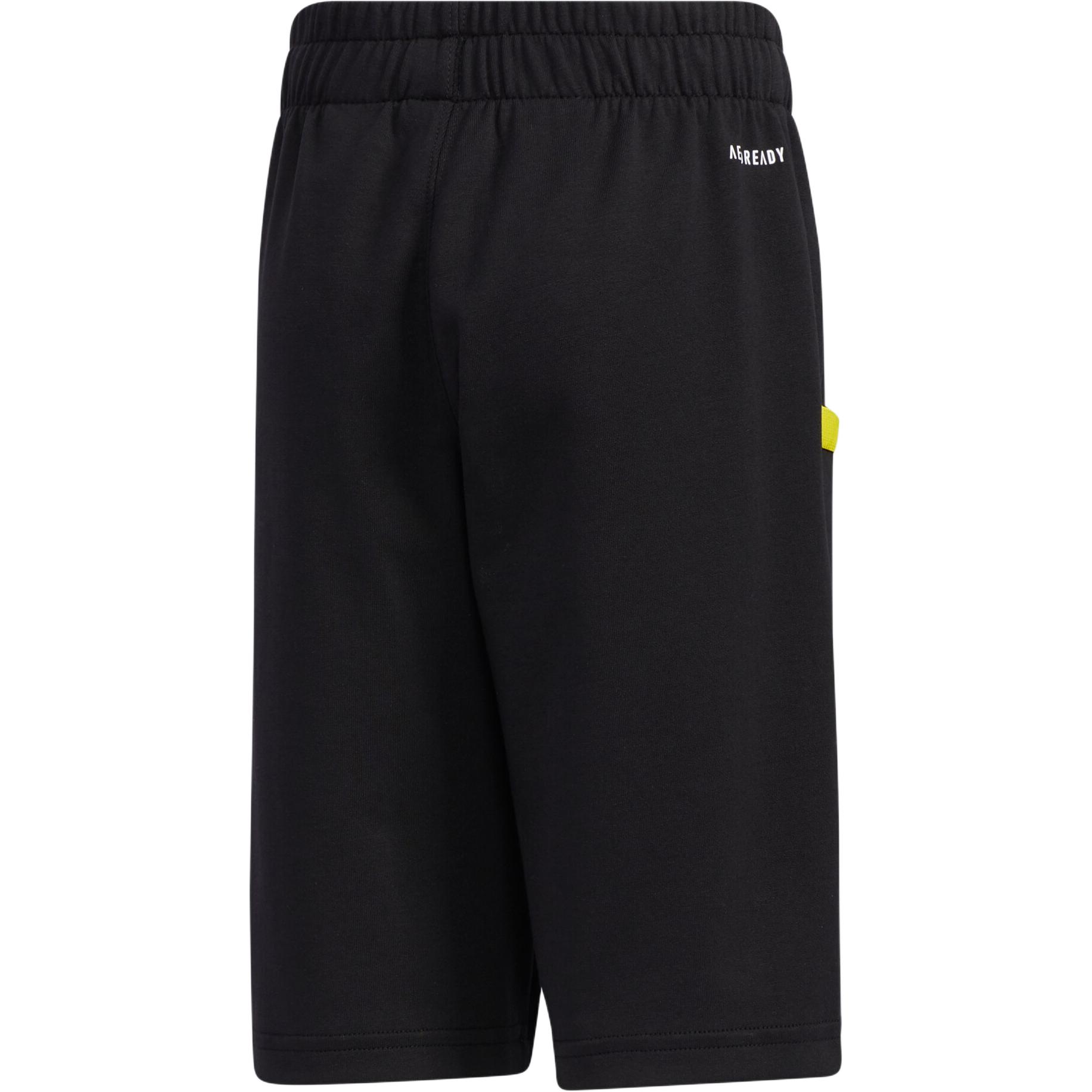 Короткие шорты для младших школьников Grade School Adidas, черный — фото 4