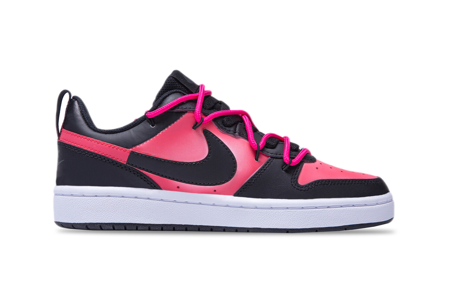 

Кроссовки Nike Court Borough Skateboarding Shoes Women's Low-top Black, черный/розовый
