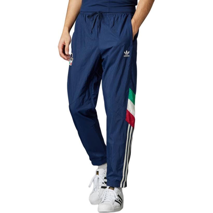 Спортивный костюм трикотажные штаны мужские темно-синие Adidas Originals, темно-синий — фото 2