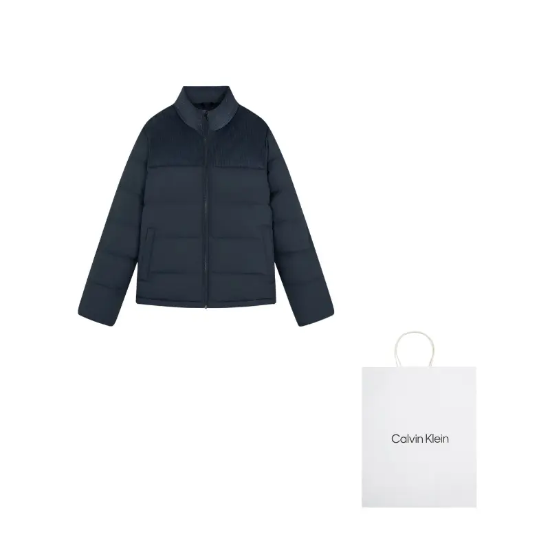

Calvin Klein Мужская пуховая куртка, WD7-Light Gray Blue