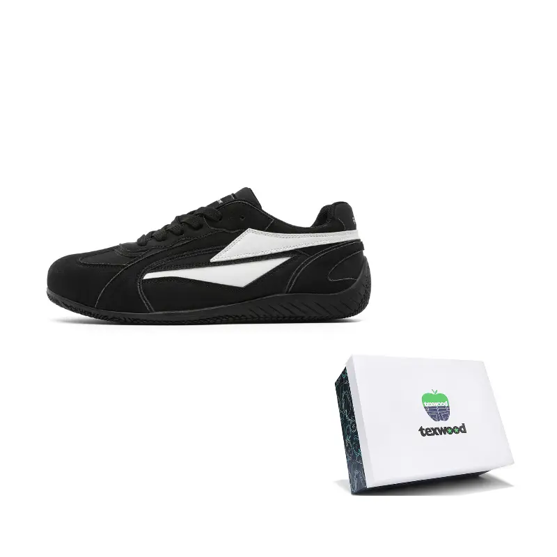 

TEXWOOD Кроссовки Coverage Low Top мужские повседневные черные, цвет Black