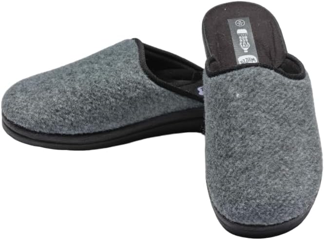 

I WUZZA BOTTLE Теперь удобные эко-тапочки для мужчин: переработанные, ультракомфортные, мягкие, идеально подходят для дома и улицы I Wuzza Bottle Now Comfy, серый