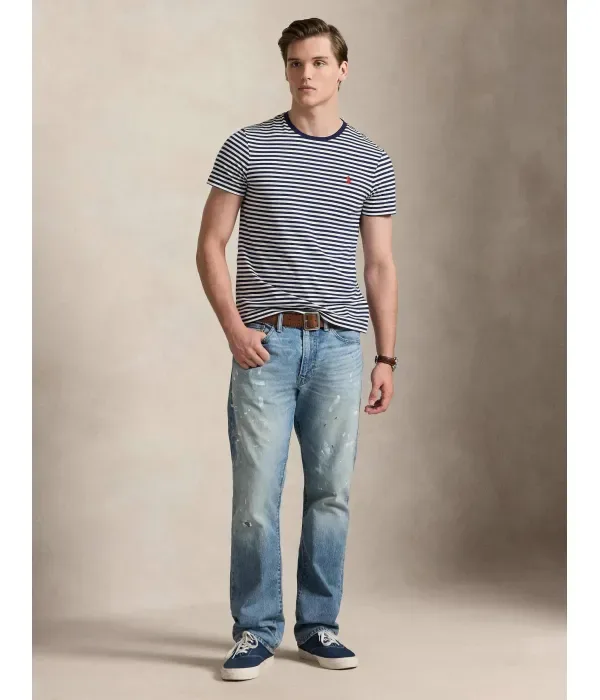 Футболка custom slim fit Polo Ralph Lauren, темно-синий — фото 2