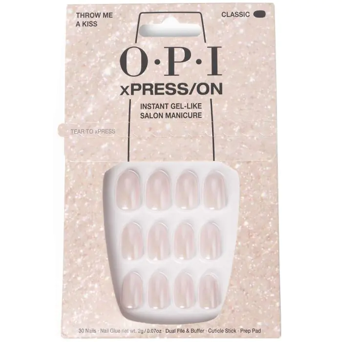 

Накладные ногти xpress/on uñas postizas Opi, цвет throw me a kiss