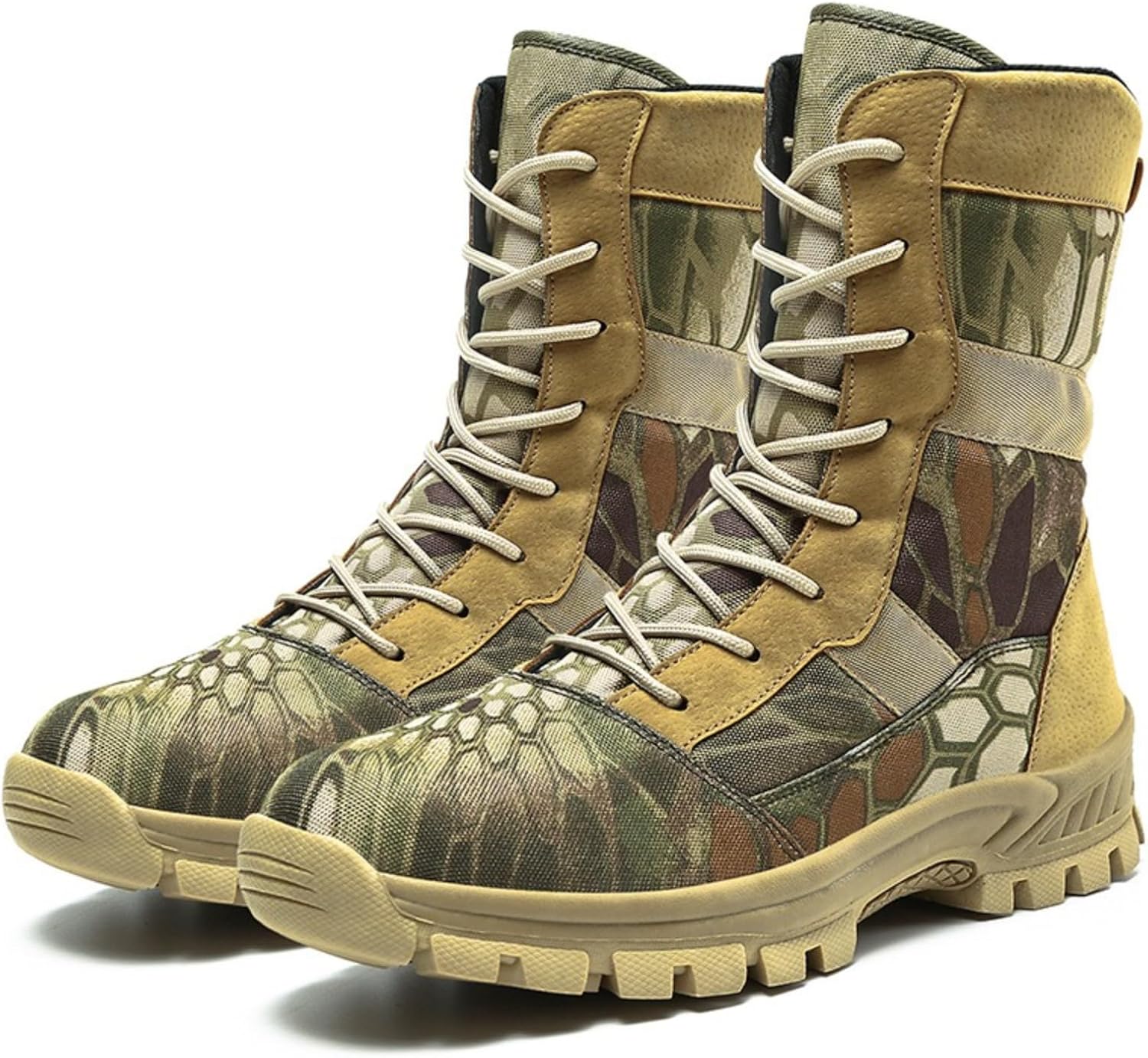 

Мужские тактические ботинки из замши с высоким берцем, 18 см, легкие, стойкие к проколам, для походов, боевые, мотоциклетные, для путешествий с рюкзаком, армейские, для джунглей и охоты Qklmwes, зеленый