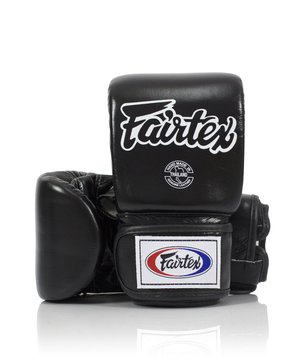 

Перчатки Fairtex Super Sparring Bag Gloves - Open Thumb, черный