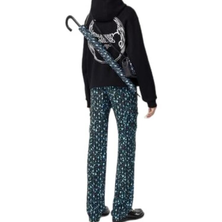 Толстовка Burberry, унисекс, свободный крой, Black — фото 3