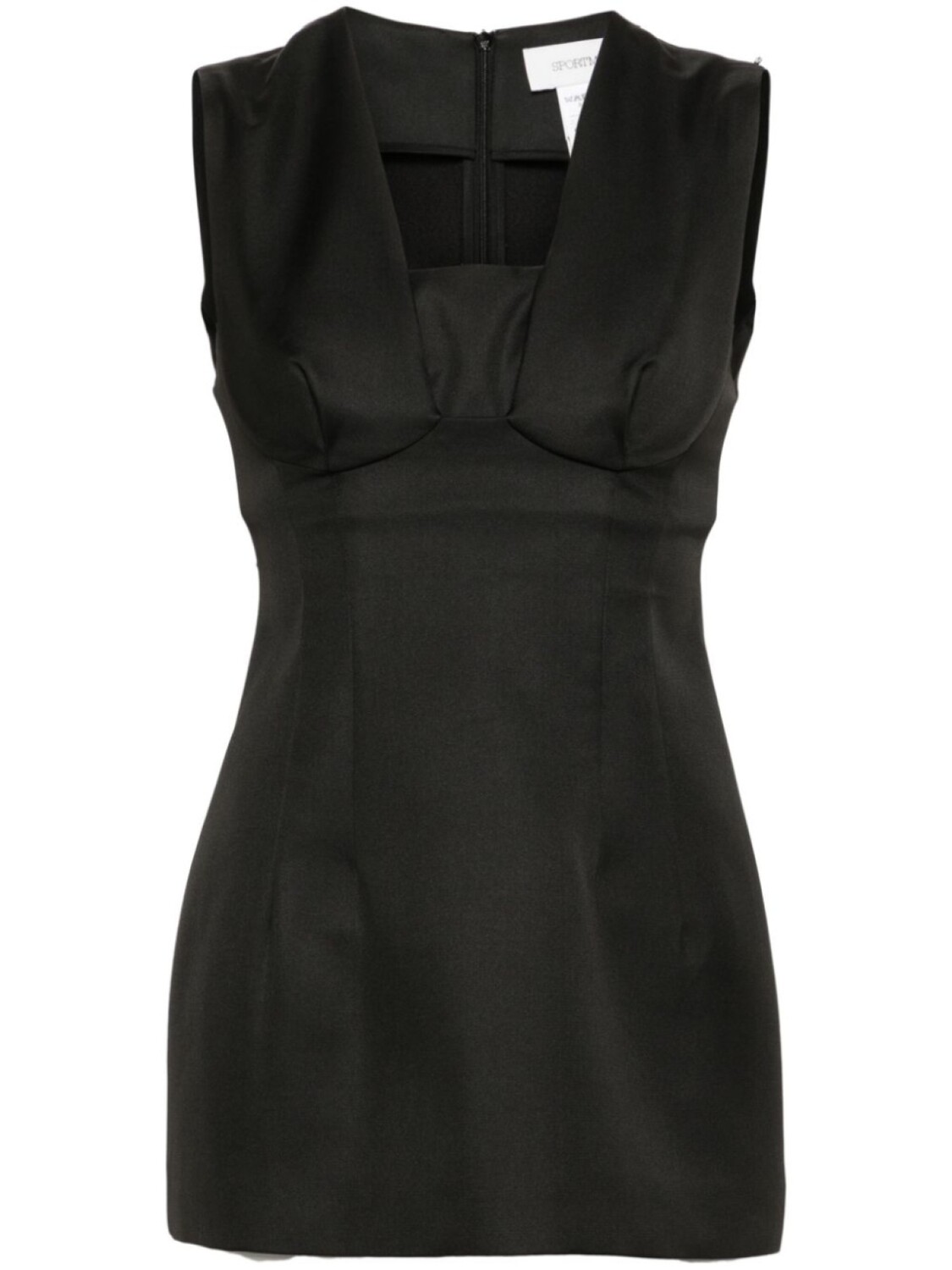 

Sportmax топ без рукавов в стиле корсета, черный