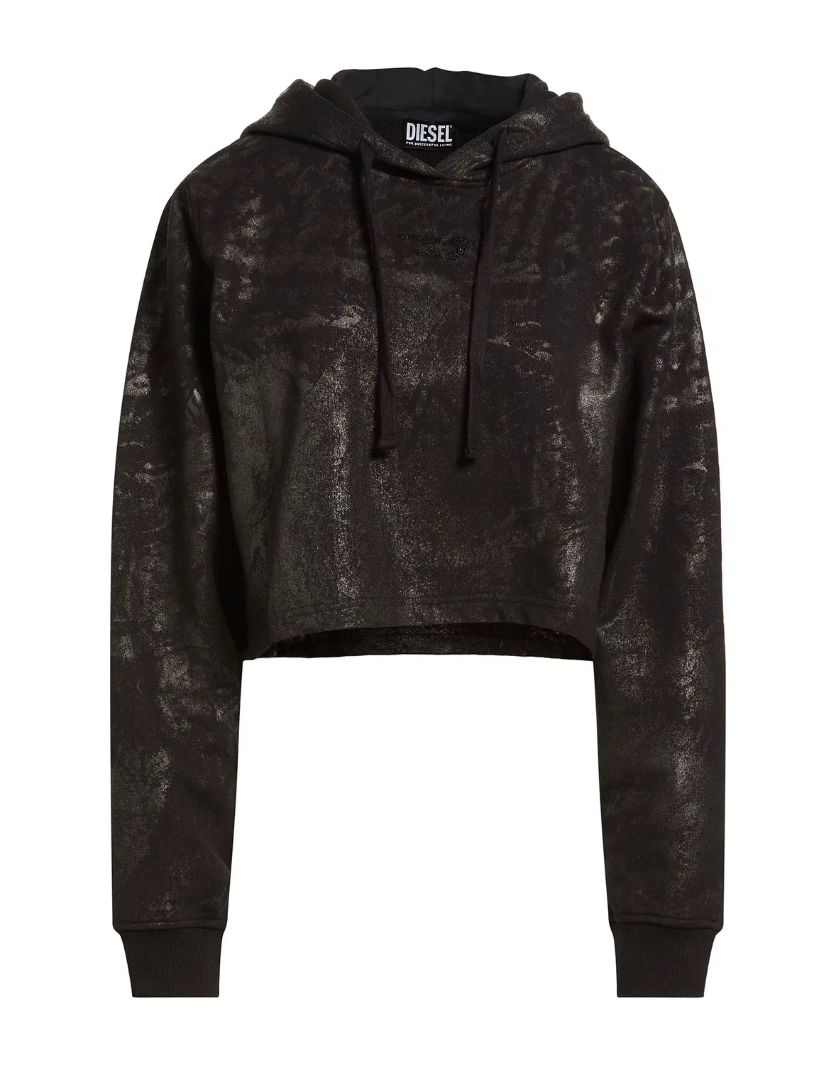 Худи с кристаллами DIESEL черный