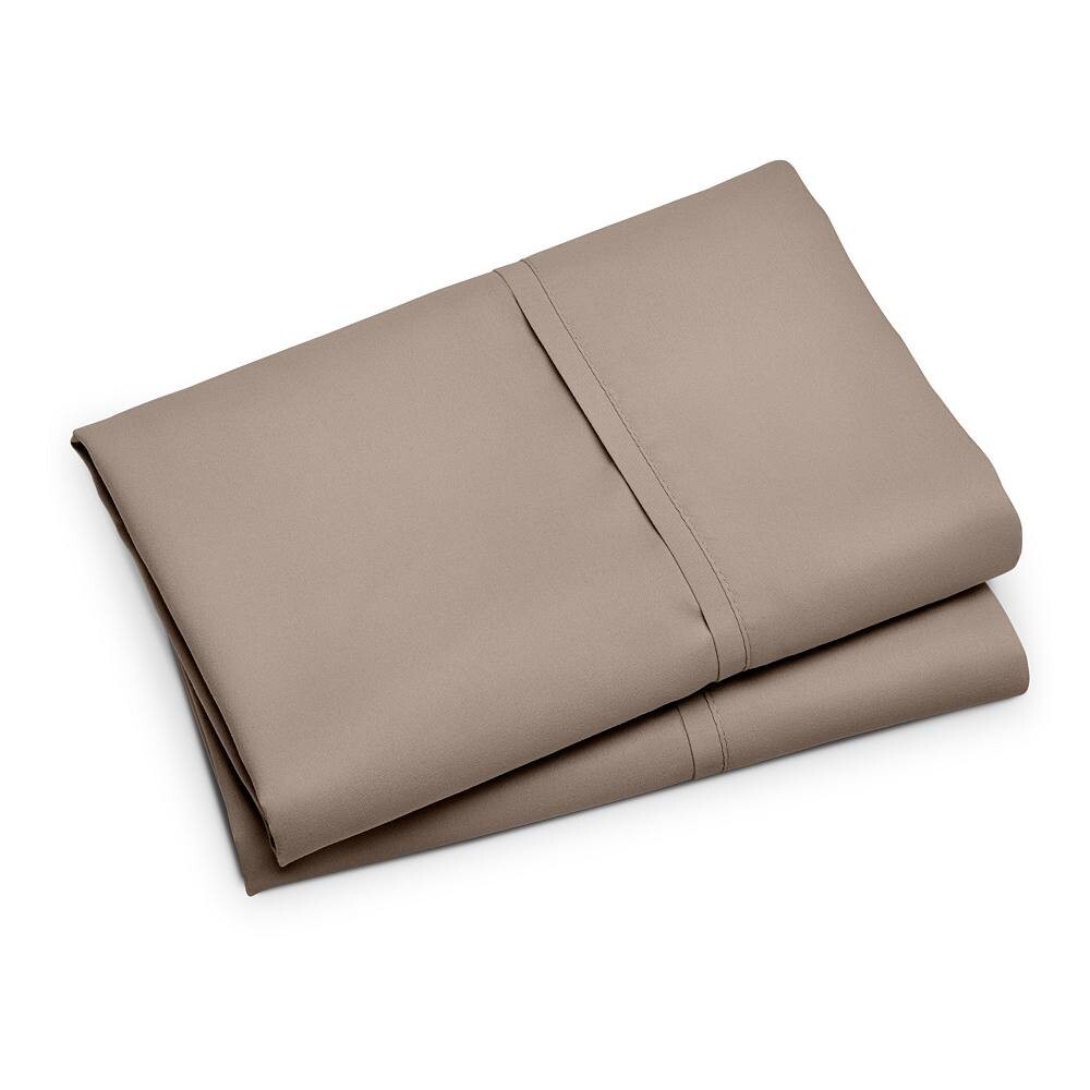 

Ультрамягкий комплект наволочек с двойной щеткой Bare Home, цвет Taupe