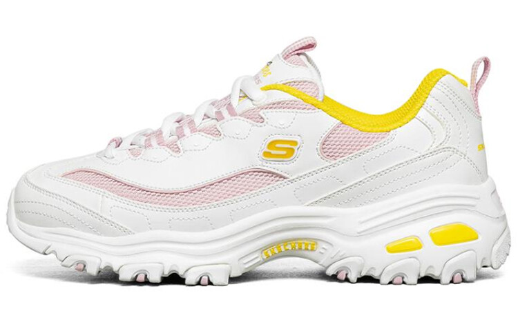 

Кроссовки Skechers D'lites 1.0 Gs White/Yellow/Pink Women's