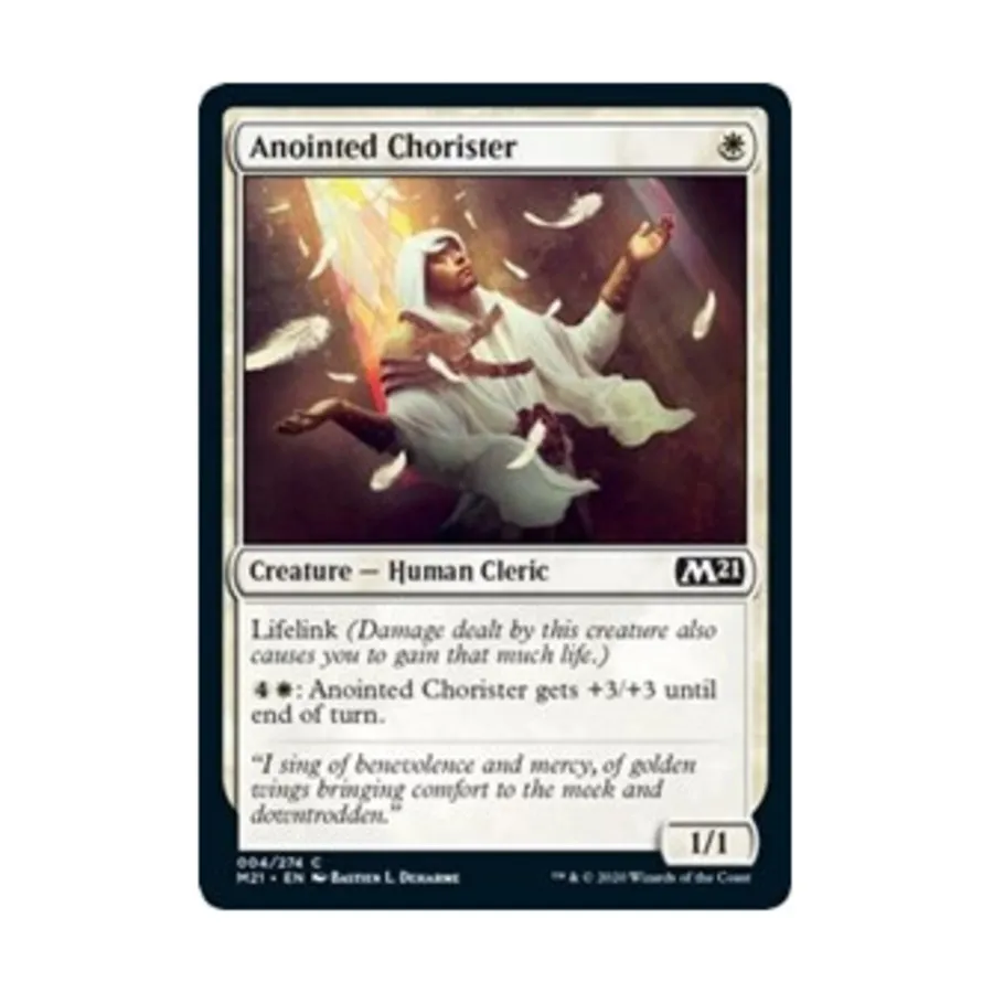 

CCG Помазанный хорист (клавиша C), MTG - Core Set 2021