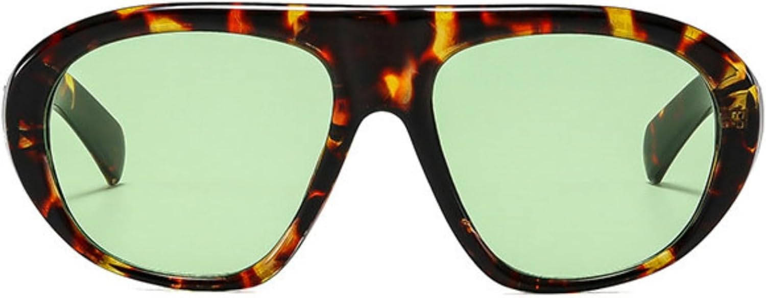 

Willochra Модные солнцезащитные очки-пилот большого размера для женщин и мужчин, ретро, ​​массивные, в стиле 70-х, с градиентным переходом цвета, защита от УФ-излучения UV400, овальные солнцезащитные очки для улицы, C9