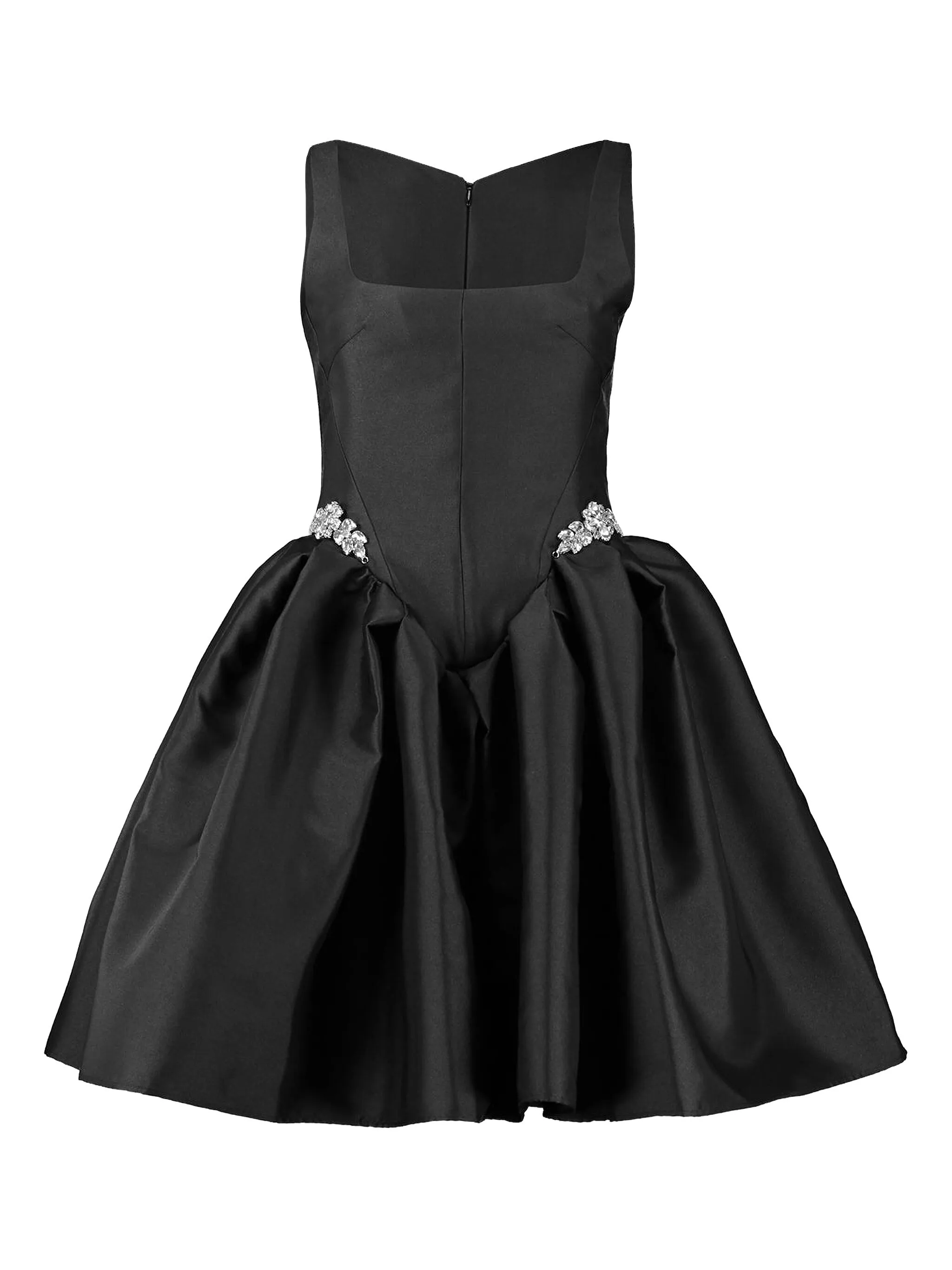 

Платье мини с кристаллами Marques'Almeida, черный