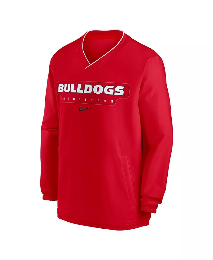 Мужская красная толстовка Georgia Bulldogs 2024 Sideline Pullover Nike — фото 2