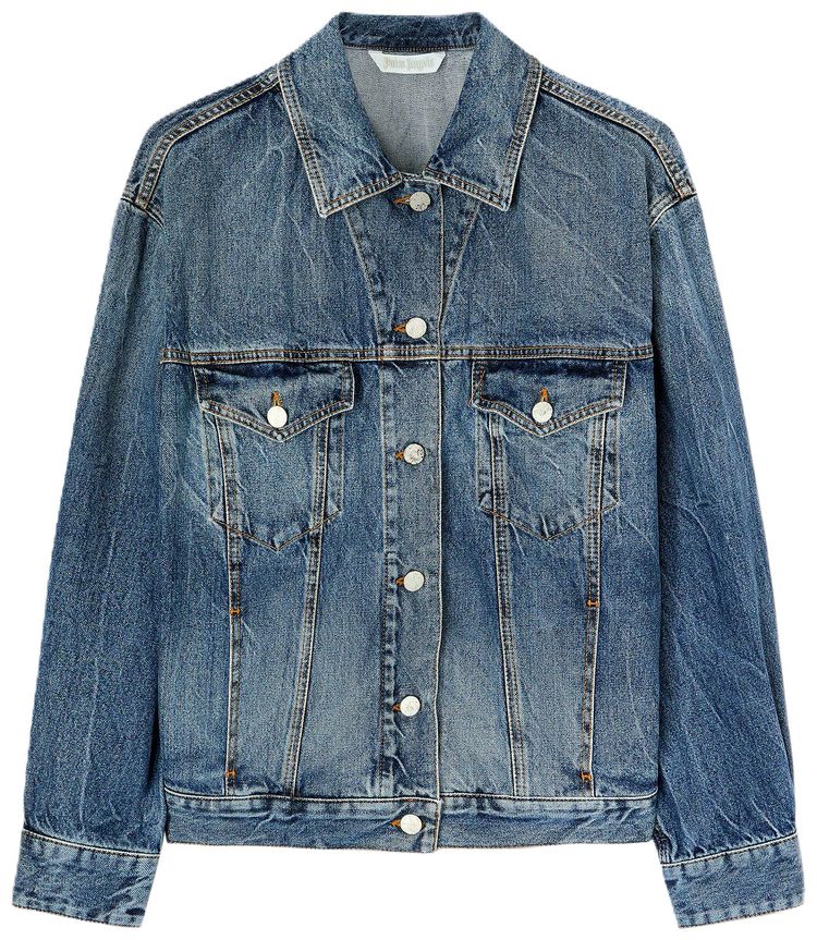 

Куртка Palm Angels Palms Sunrise Denim Jacket 'Cobalt Blue', синий