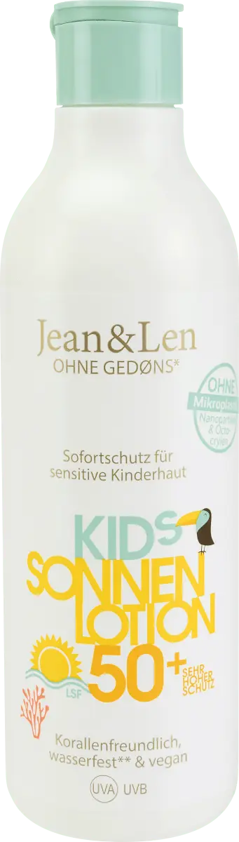 

Солнечное молочко Kids Sensitive SPF 50+ 250 мл Jean&Len