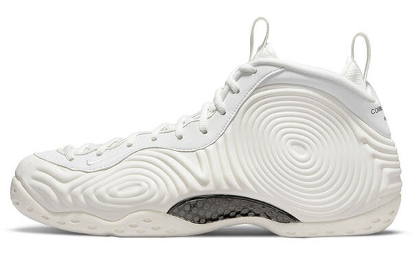 Кроссовки comme des garcons homme plus x air Foamposite one Nike, белый — фото 2