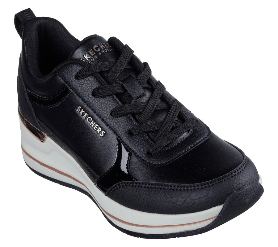 SKECHERS Женские кроссовки BILLION 2 FINE SHINE, черные