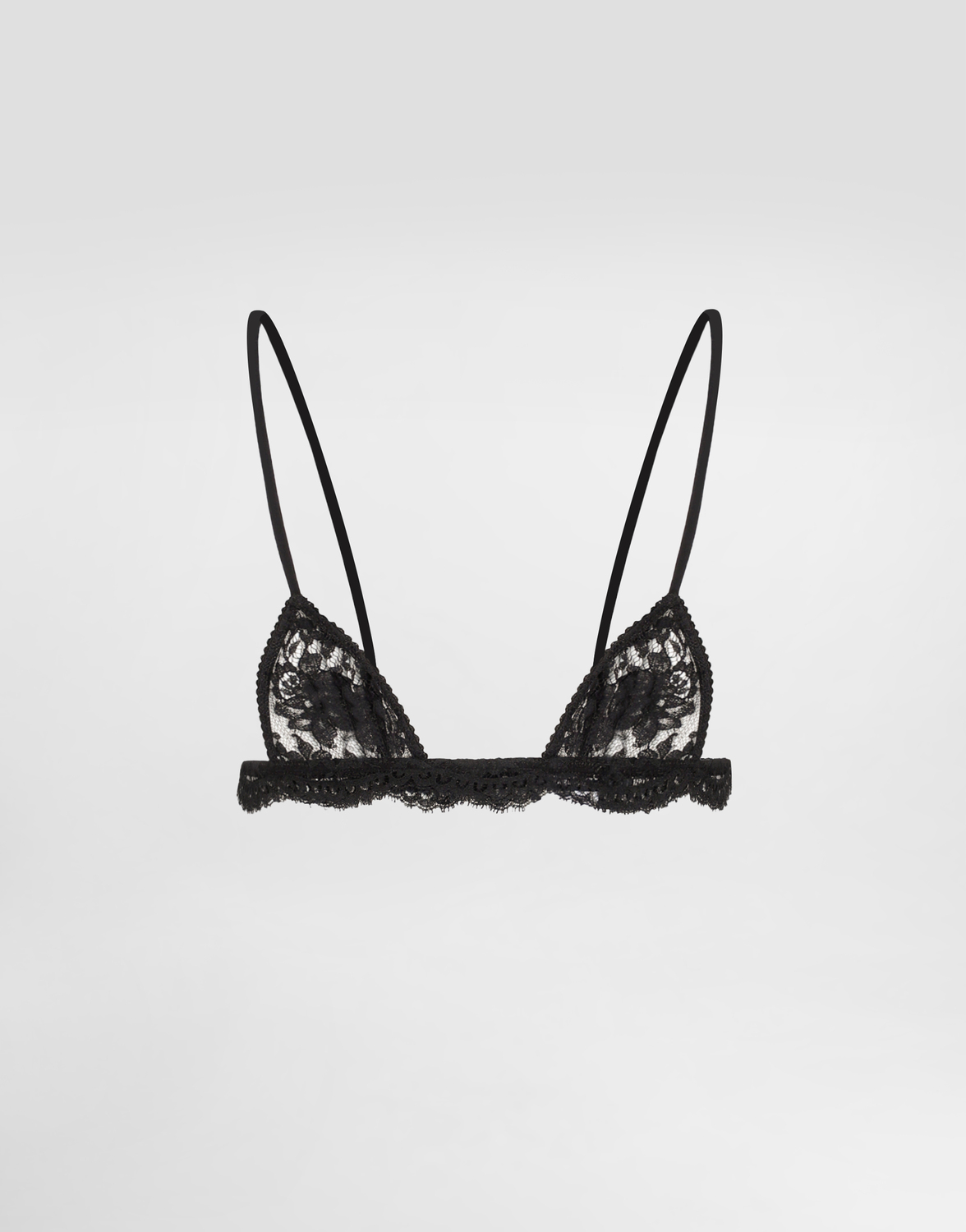 Бюстгальтер из микрокружева Dolce & Gabbana, черный