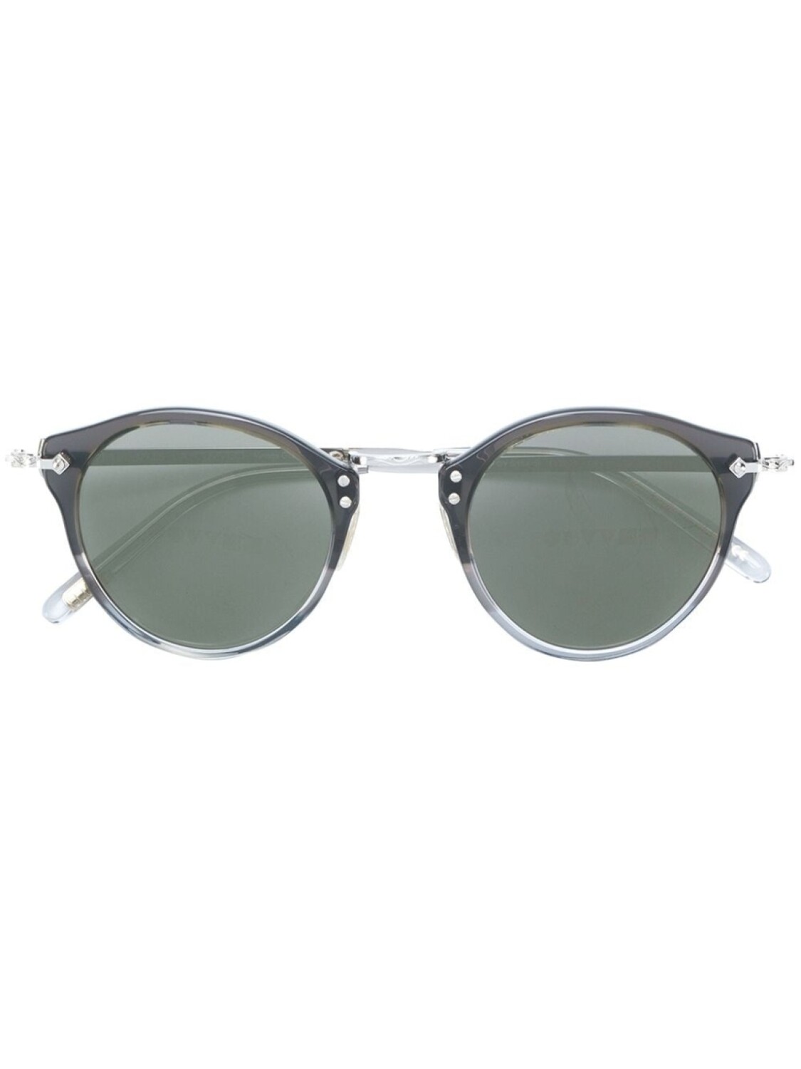 

Oliver Peoples солнцезащитные очки в круглой оправе, черный