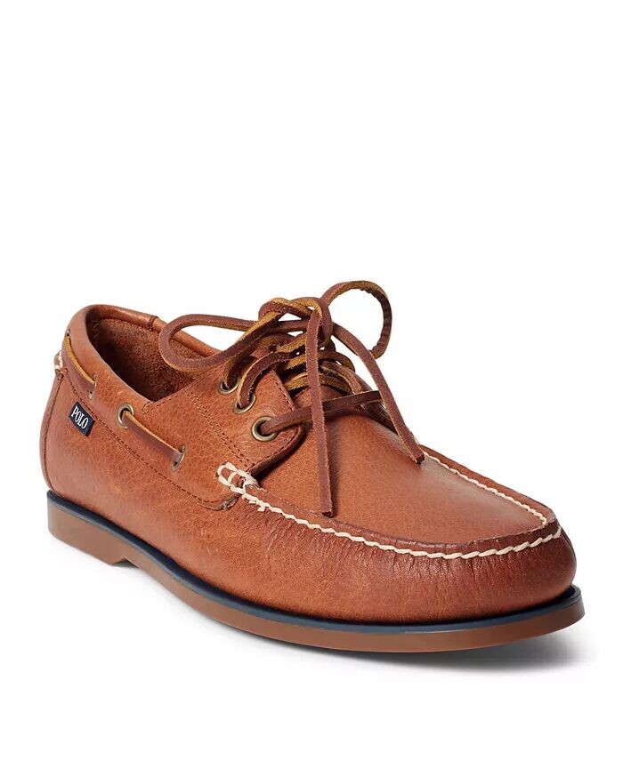 

Туфли-лодочки Bienne из мятой кожи Polo Ralph Lauren, коричневый/бежевый