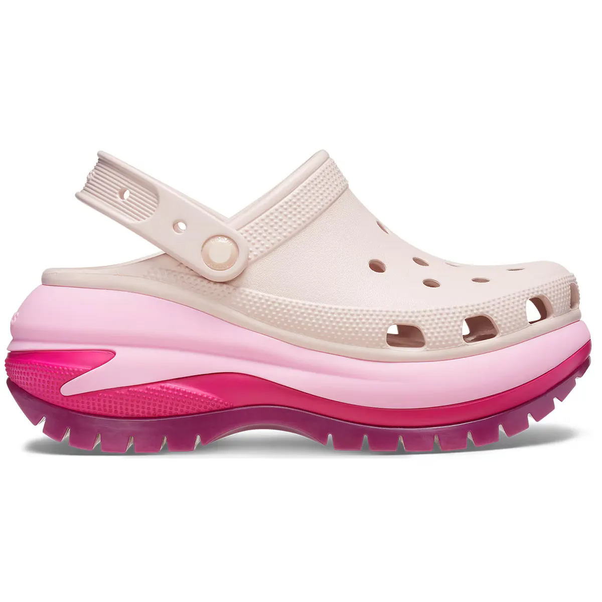 

Zuecos унисекс Mega Crush Matte Clog U Crocs, розовый